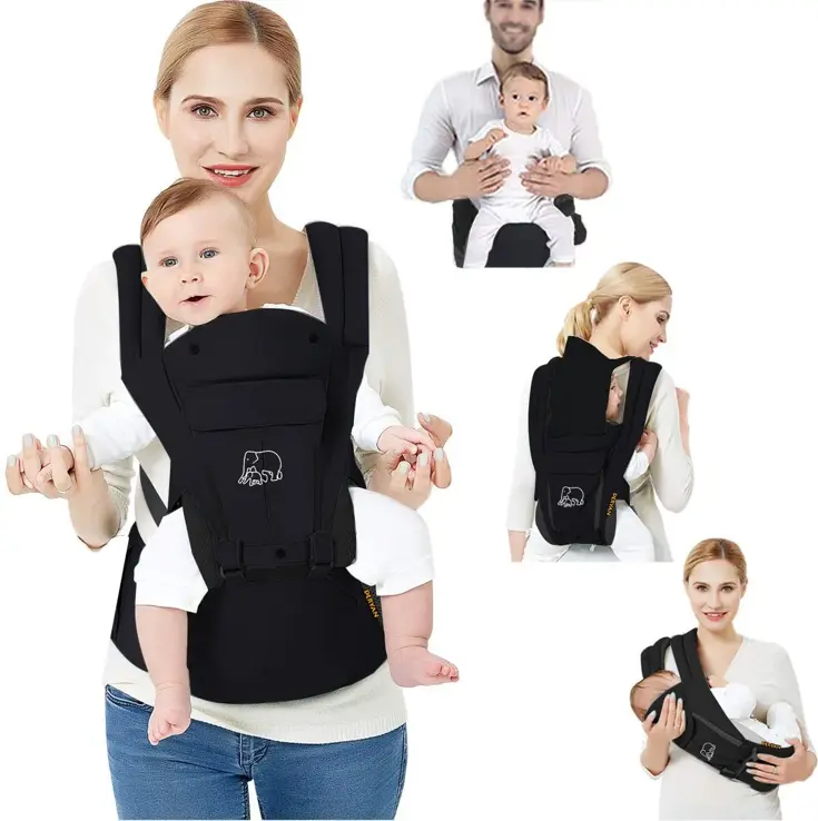 Pack Luxe draagzak + Opbergvakjes - Ergonomisch
