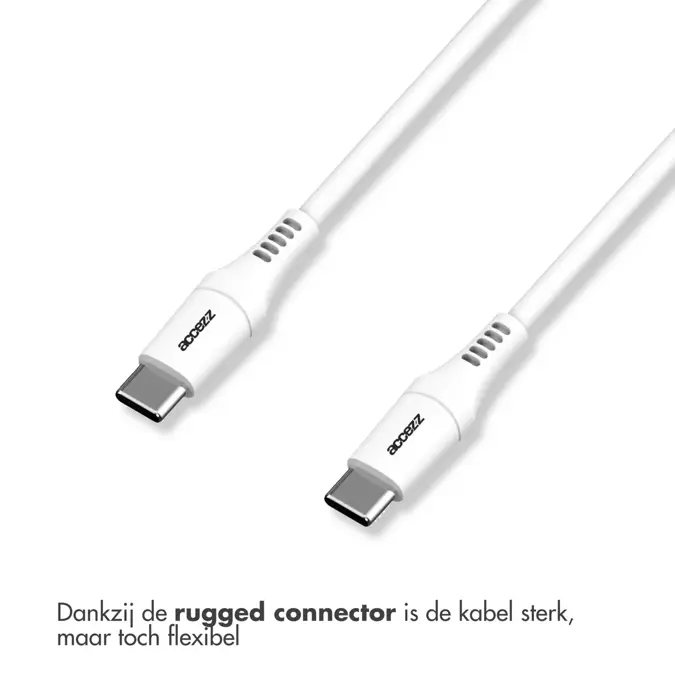 Accezz USB-C naar USB-C kabel 0,2 meter