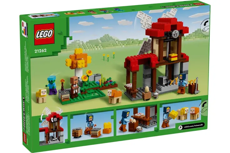 LEGO® Minecraft de Windmolenboerderij 21262