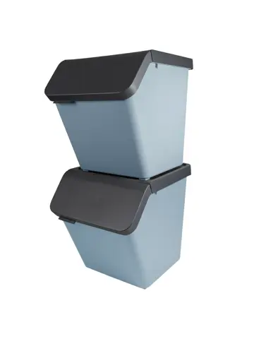 Sigma home - Prullenbak + deksel 60L - 2-dlg