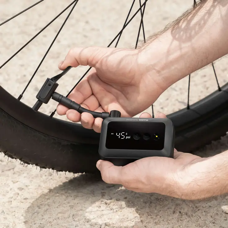 Elektrische Mini Fietspomp - 10.3 Bar