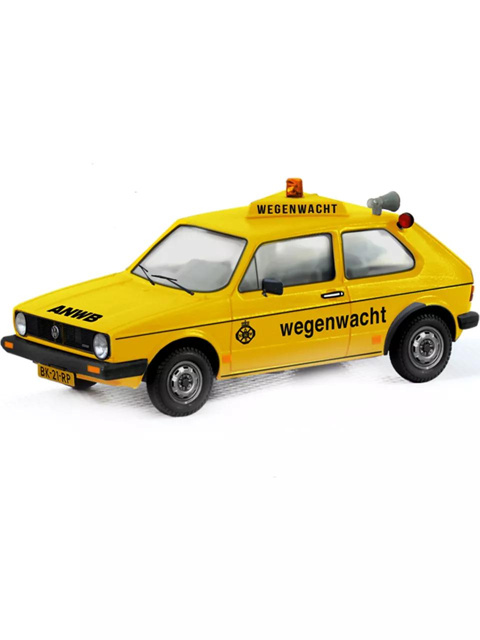 ANWB  Wegenwacht miniatuur Volkswagen Golf 1  Geel main product image