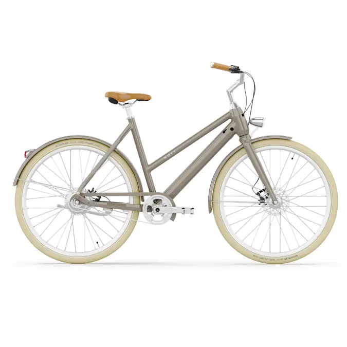 DUBLIN E-BIKE DAMES 54CM TAUPE
