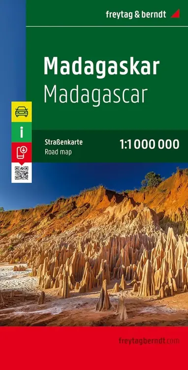Wegenkaart Madagascar