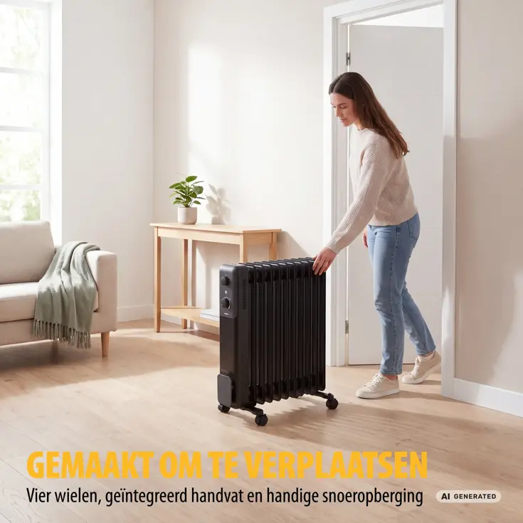 Olieradiator - Elektrische Kachel - 2000W