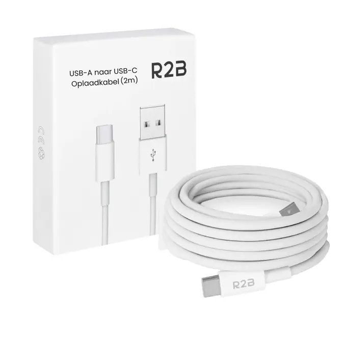 R2B USB-A naar USB-C Kabel - 2 Meter