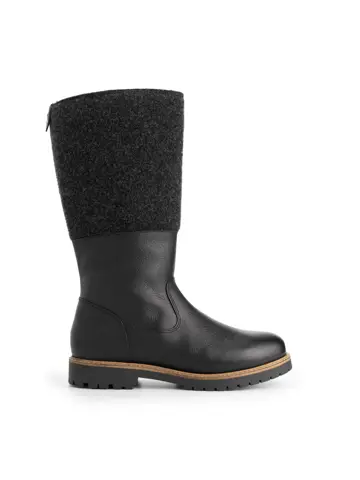 Travelin' Skive Dames Hoge laarzen - Wol/Vilt