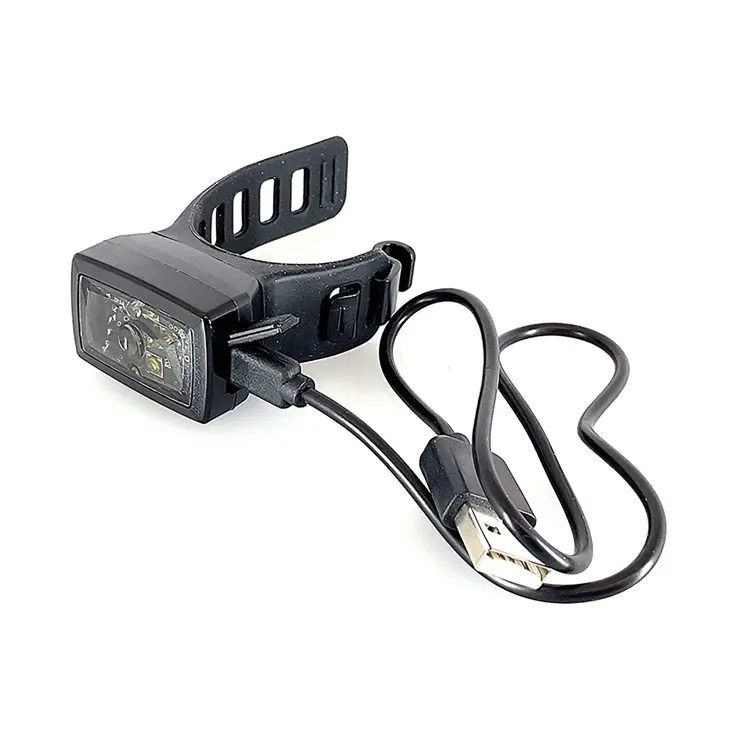 USB Oplaadbare Fiets Voorlicht met 3 Functies