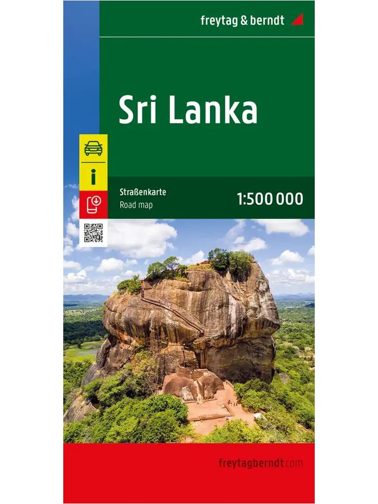Wegenkaart Sri Lanka