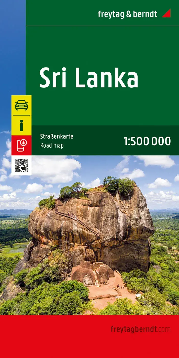 Wegenkaart Sri Lanka