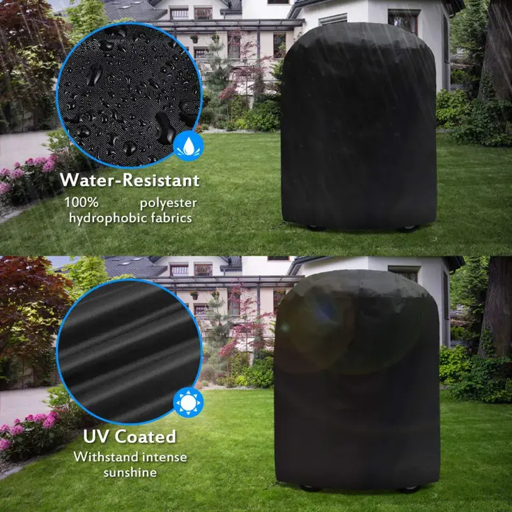 Barbecuehoes voor Green Egg 70x80 cm