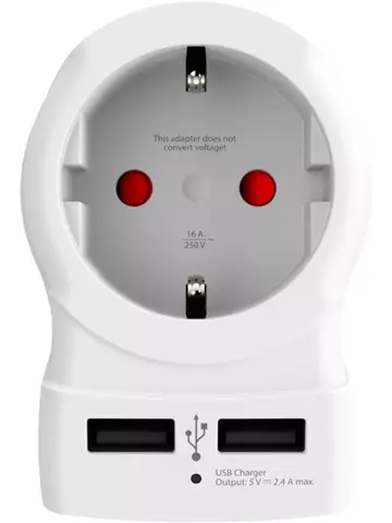 Adapter UK USB 2x - ANWB