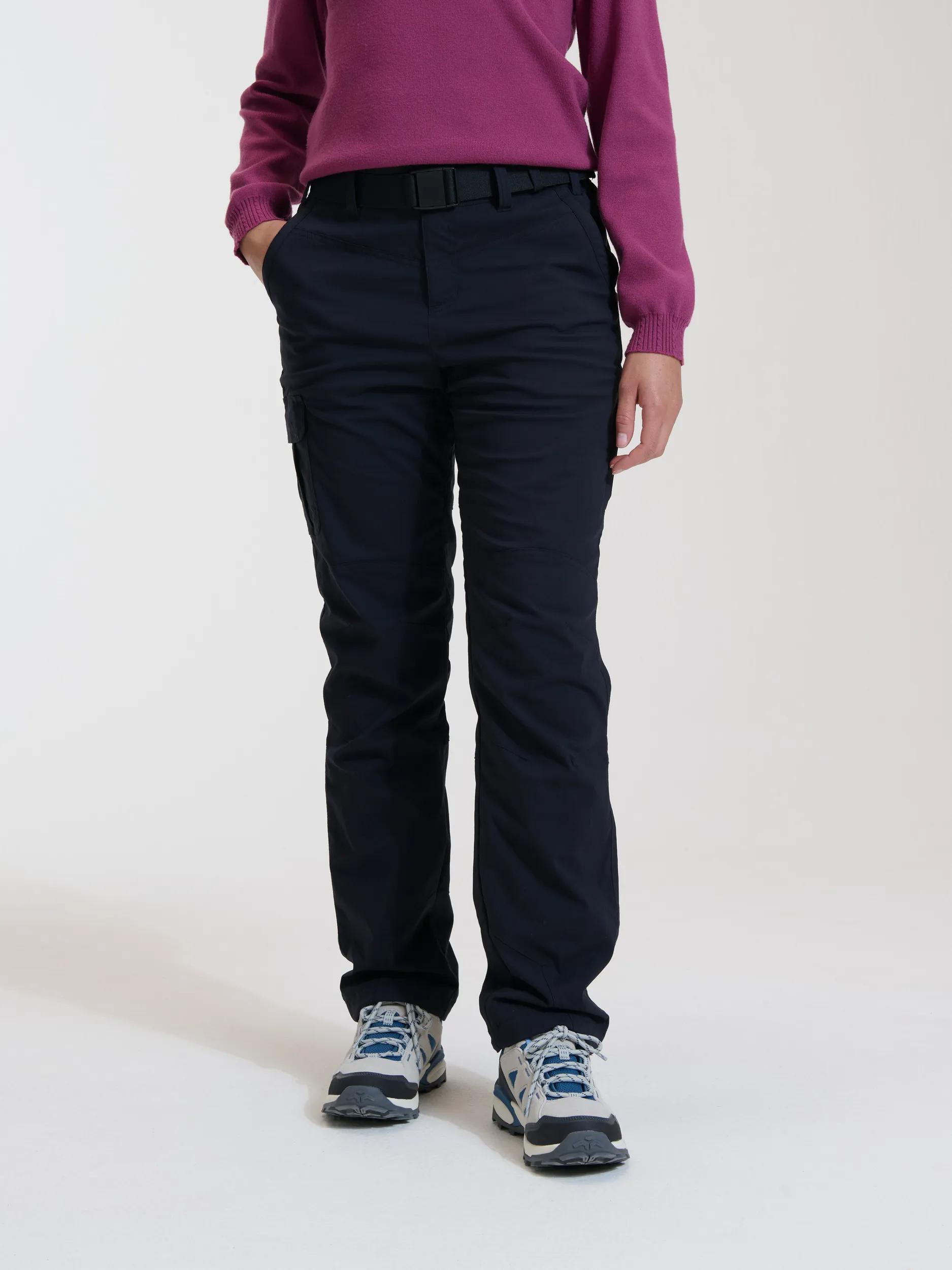 ANWB  Sonja  Gevoerde wandelbroek dames  Human Nature  Zwart   XXL