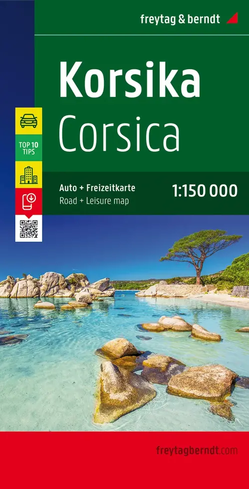 Wegenkaart Corsica