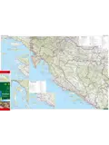 Wegenkaart Kroatië