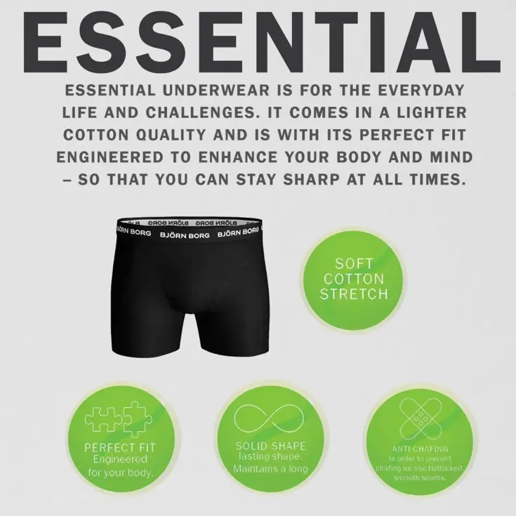 3-Pack Boxers Heren - Björn Borg