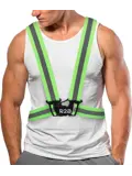 Reflecterend Veiligheidsvest  – Elastisch - Geel