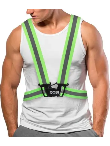 Reflecterend Veiligheidsvest  – Elastisch - Geel