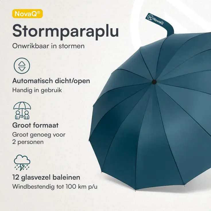 Stormparaplu met Hoes