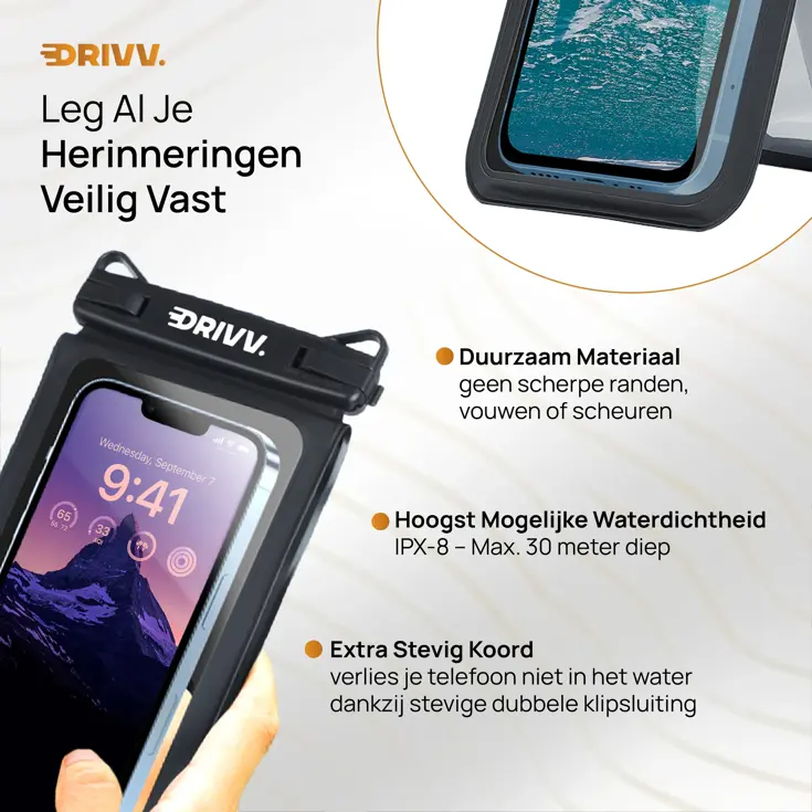 Waterdicht Telefoonhoesje 2 In 1