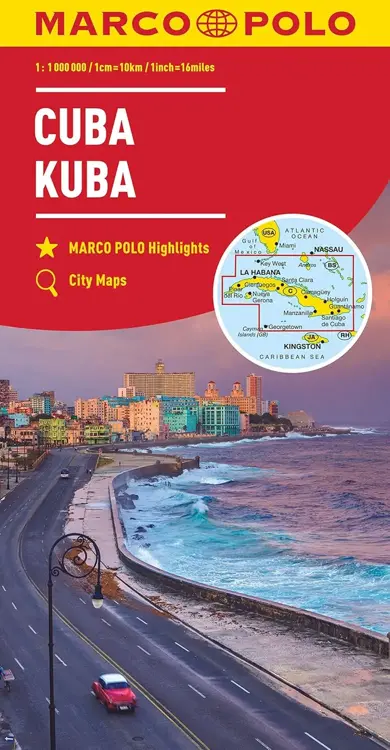 Wegenkaart Cuba 1:1.000.000