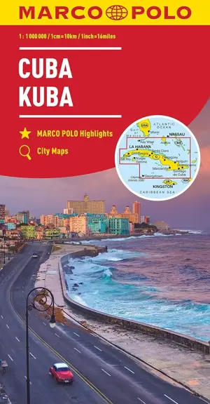 Wegenkaart Cuba 1:1.000.000