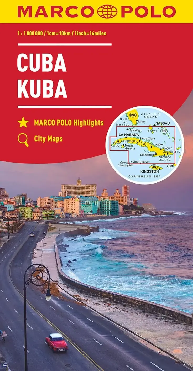 Wegenkaart Cuba 1:1.000.000