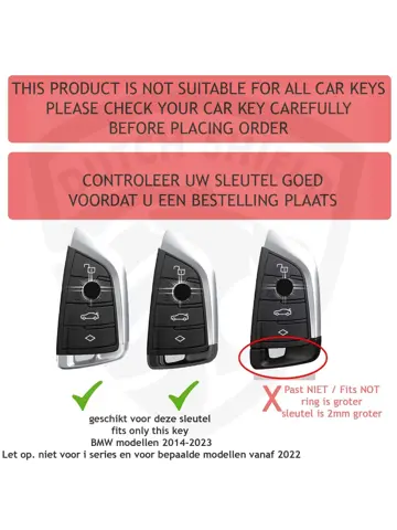 TPU Sleutelhoesje voor Bmw zwart B4A