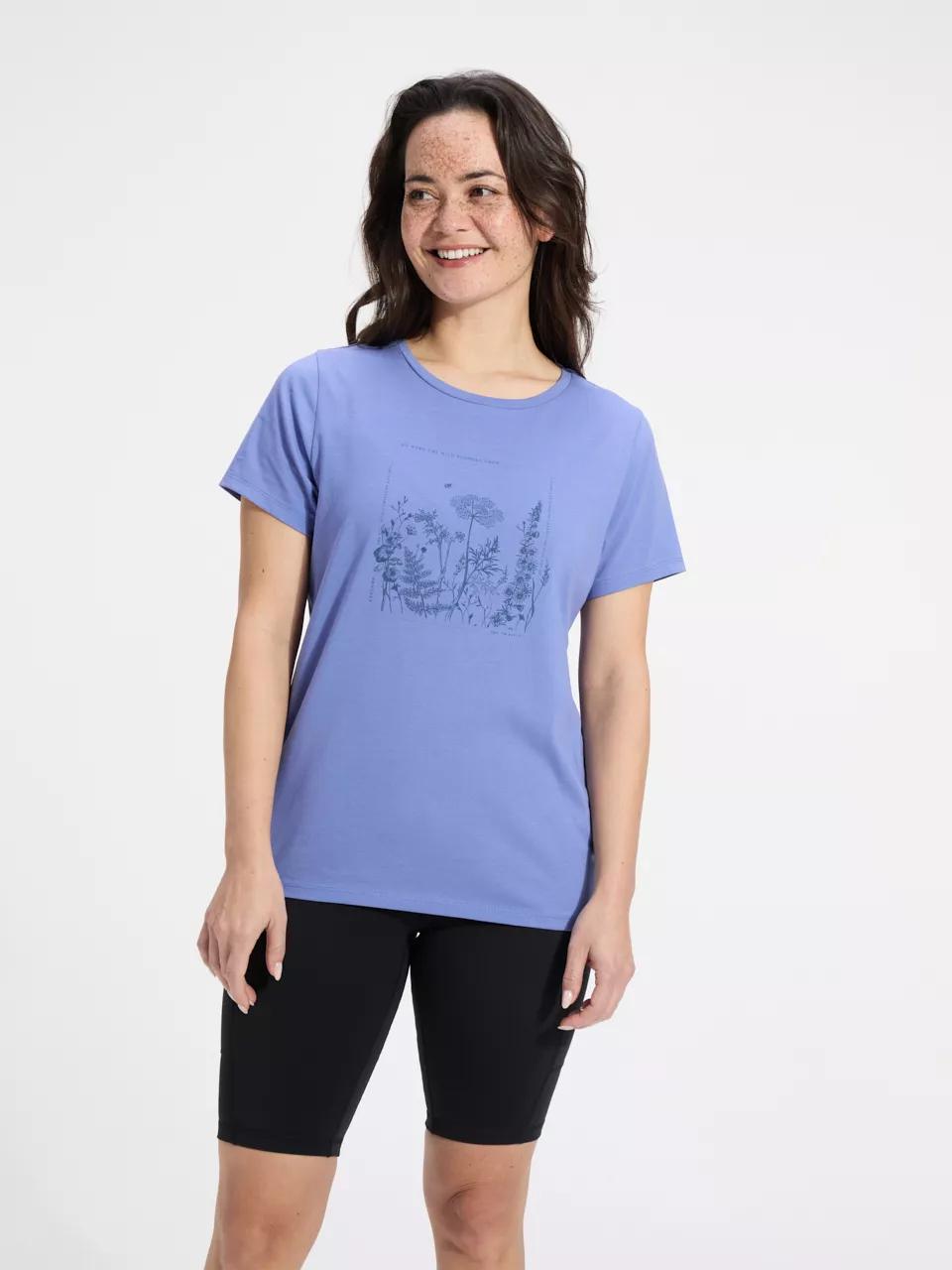 ANWB  Perea  T-shirt dames  Human Nature  Blauw   S main product image