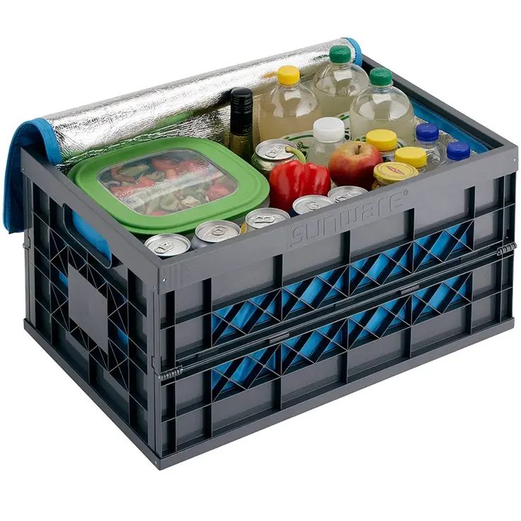 Square - Vouwkrat met koeltas - 45L