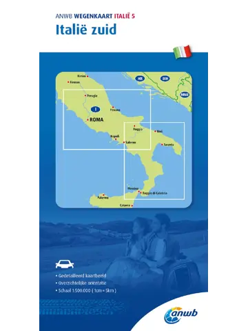 ANWB Wegenkaart Italië-Zuid