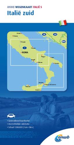 ANWB Wegenkaart Italië-Zuid