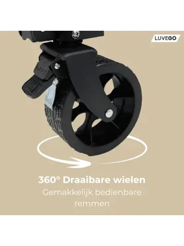 Luvego - Opvouwbare Bolderkar - 100KG