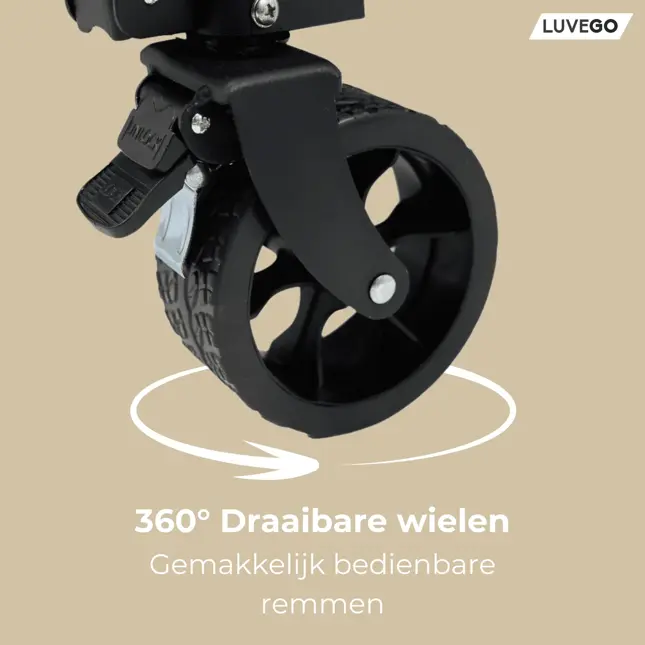 Luvego - Opvouwbare Bolderkar - 100KG