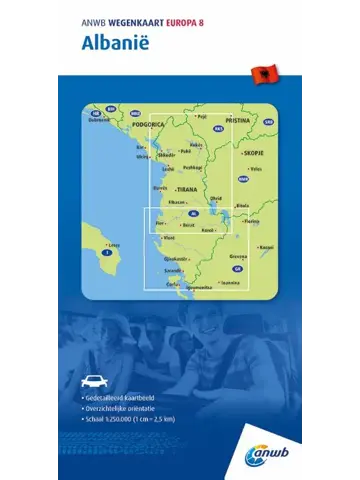 ANWB Wegenkaart Albanië