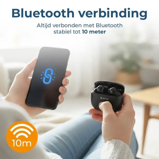 Denver TWE48B In-ear Bluetooth Oordopjes