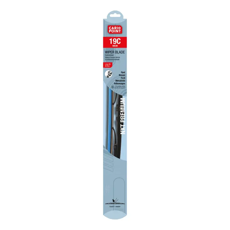 Long Life ruitenwisser 48cm, 100% natuurrubber