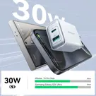 2-Poort Adapter USB/USB-C - Wit - Joyroom