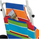 Opvouwbare Lichtgewicht Beach Trailer Stripes