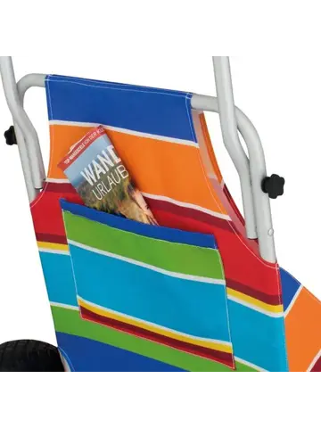 Opvouwbare Lichtgewicht Beach Trailer Stripes