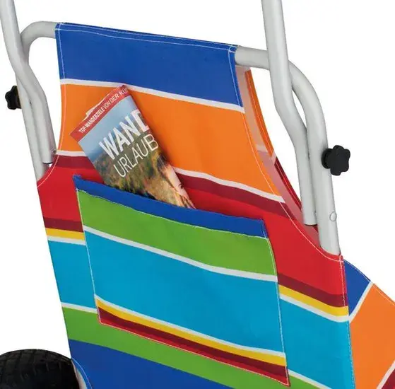 Opvouwbare Lichtgewicht Beach Trailer Stripes