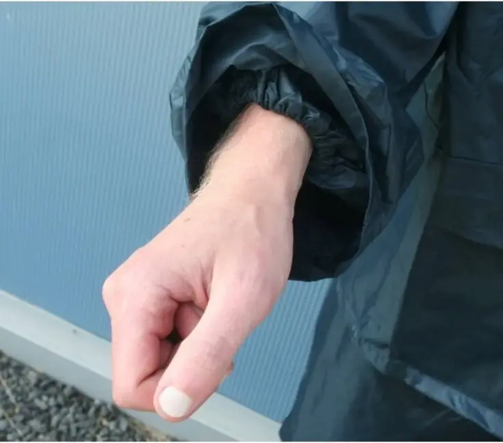 Basic Regenpak met Capuchon - Maat XL