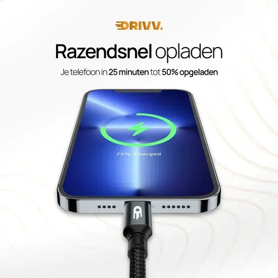 USB C naar USB C 3.2 Kabel - 3 Meter
