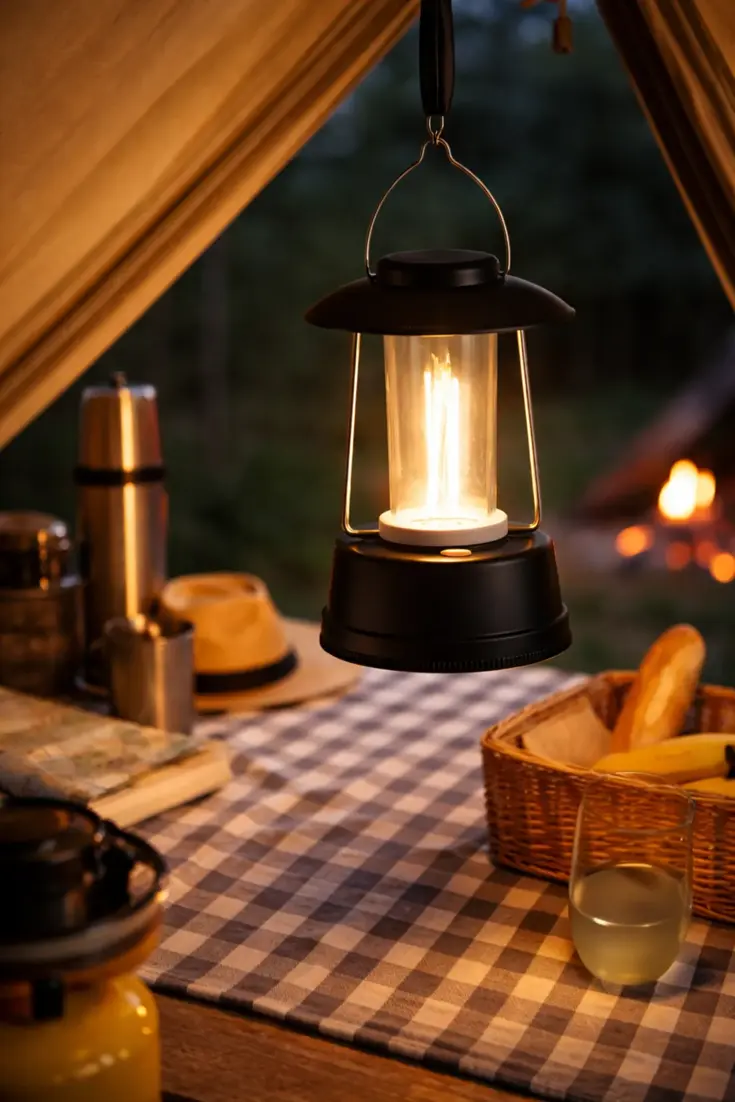LED Campinglamp met Ophanghaak