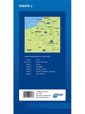 ANWB Wegenkaart België en Luxemburg
