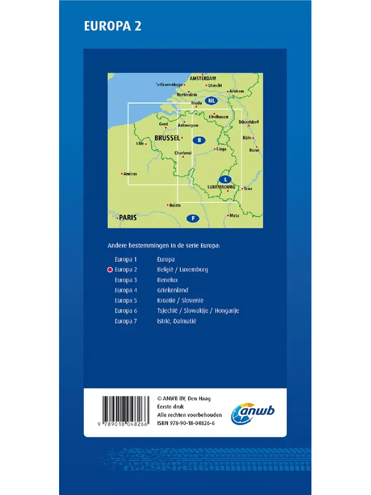 ANWB Wegenkaart België en Luxemburg