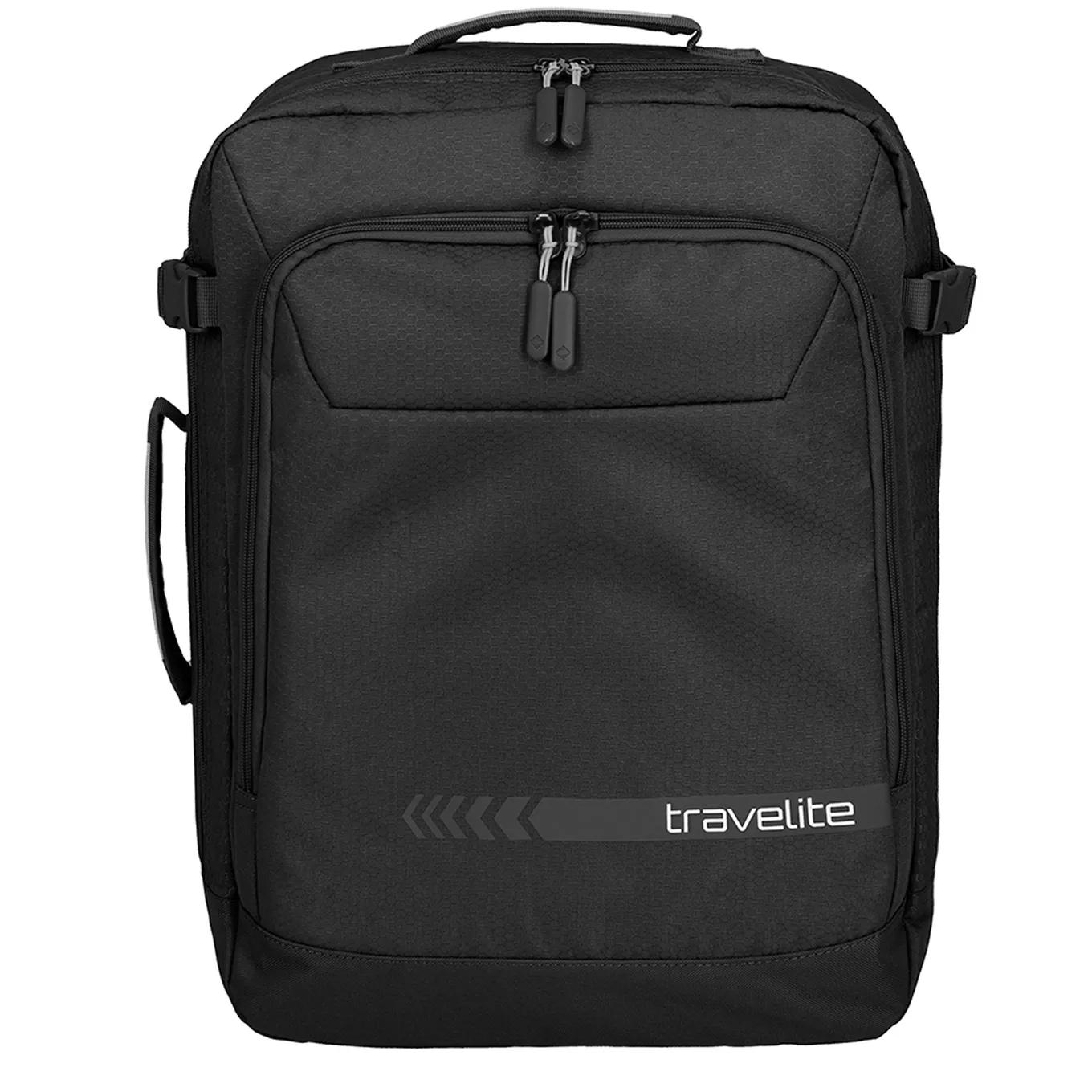 Travelite  cabin size duffle/backpack Zwart  Zwart main product image