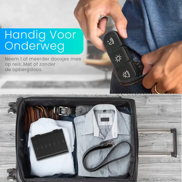 Pillendoosje 7 Dagen – 3 Vakken