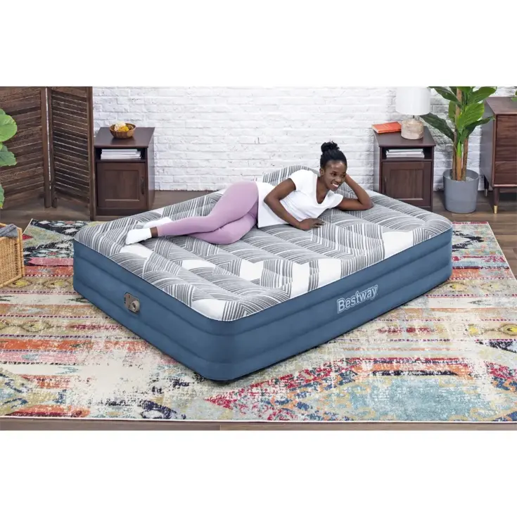 Luchtbed - Bestway - 2P - 152x203 cm + pomp