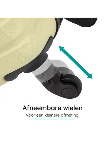 Reiskoffer S ABS 39L met TSA-slot en 360° wielen